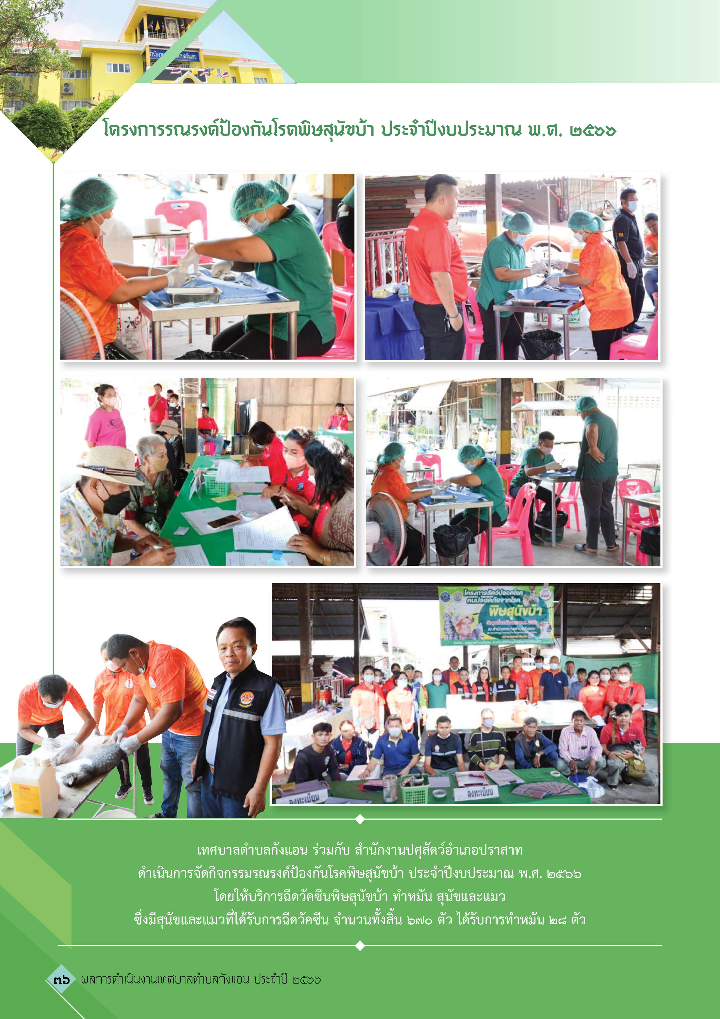 วารสารเทศบาลตำบลกังแอน-2566