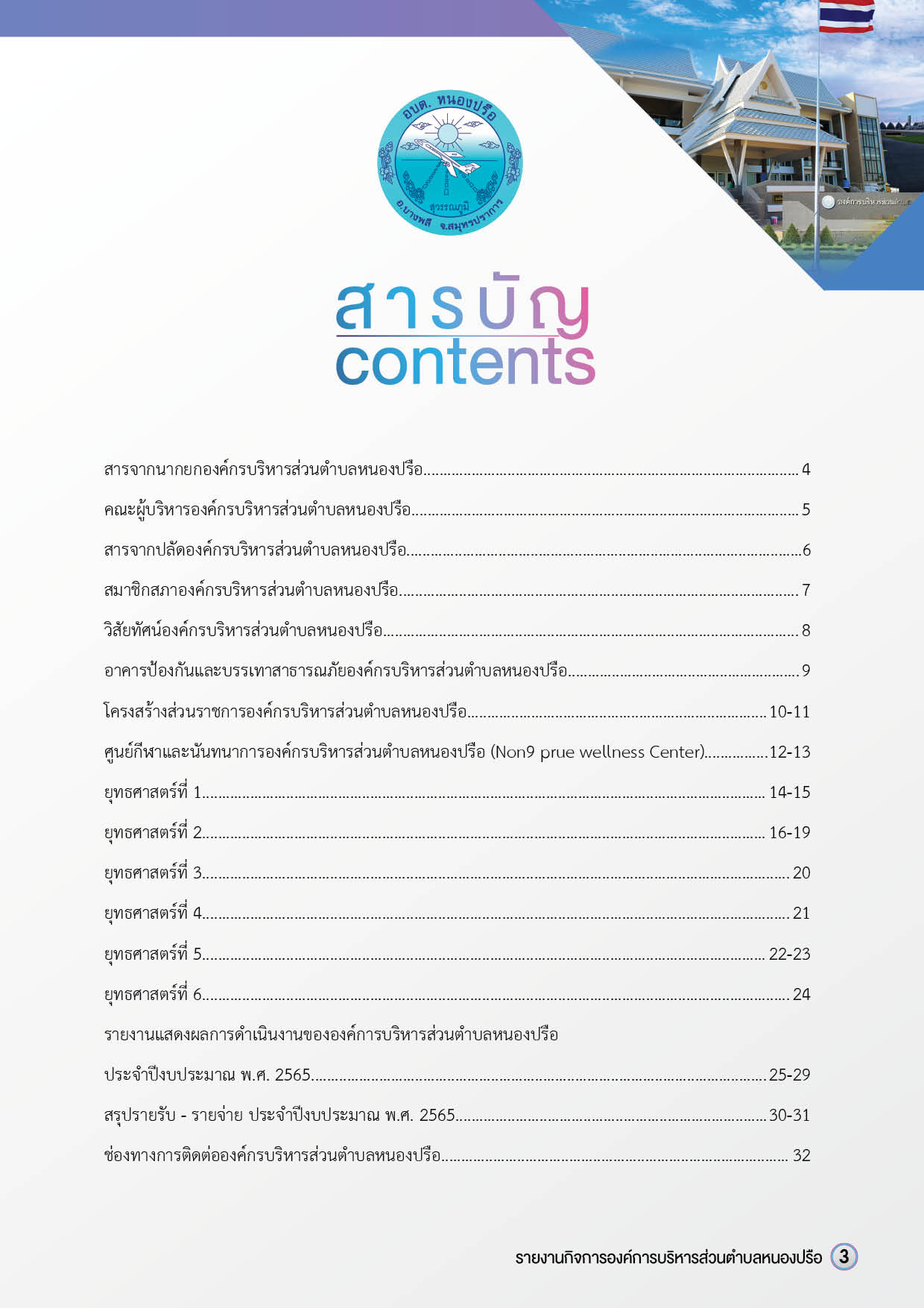 วารสารองค์การบริหารส่วนตำบลหนองปรือ